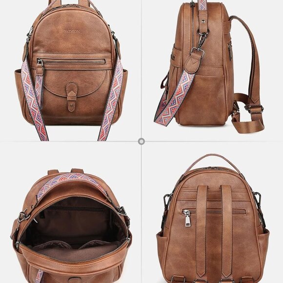 Mini Leather Backpack Purse for Women Small Stylish Shoulder Handbag Travel main image 8